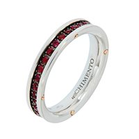 Anello Chimento Donna Aeternitas in Oro bianco Rubino 1A08485RR5140-14 - 1A08485RR5140-14